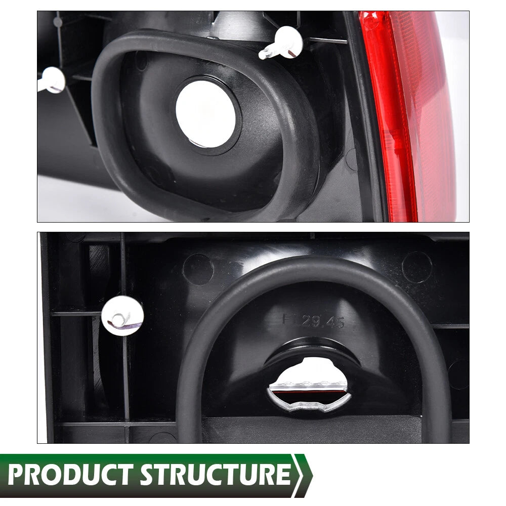 Set of 2 Tail Lights for Ford Mustang LX (1987–1993)