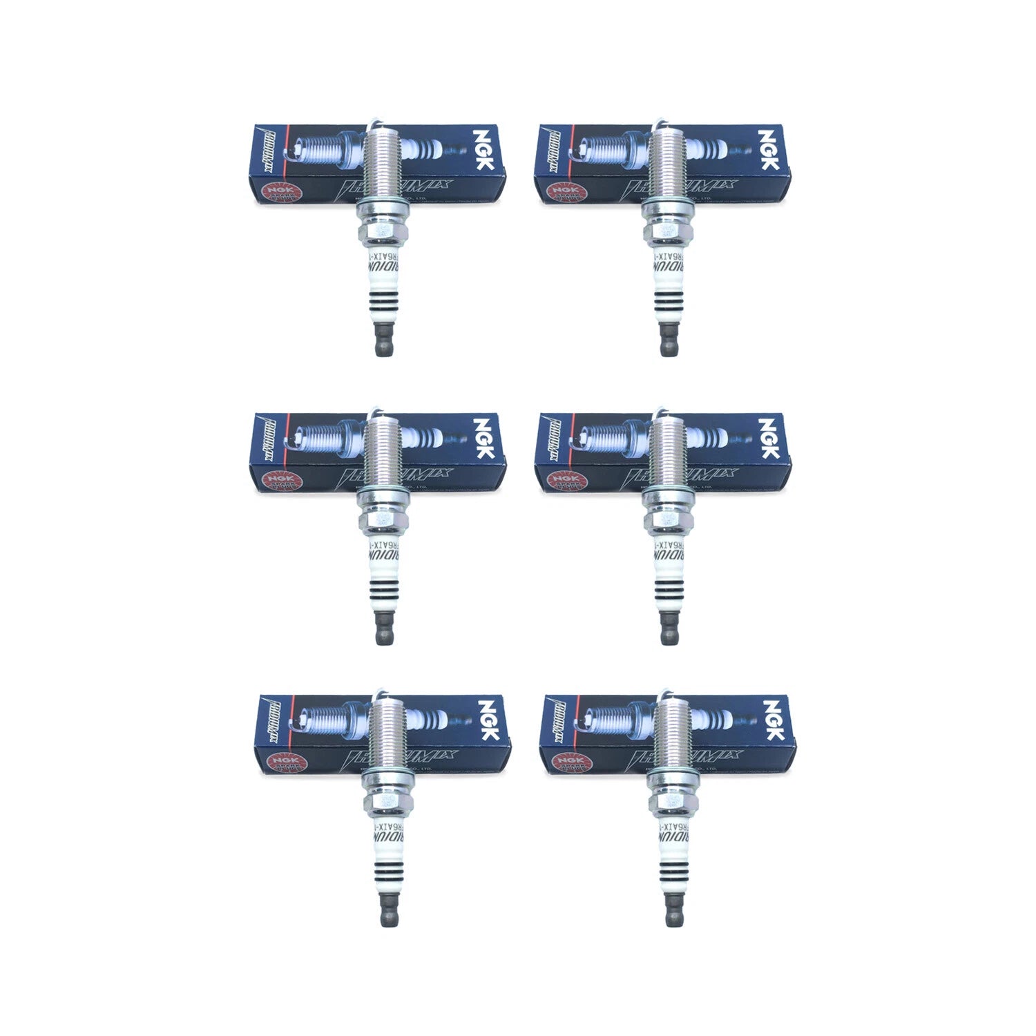Set of 6 Iridium IX Spark Plugs for BMW Lexus Saab Subaru Toyota Volvo