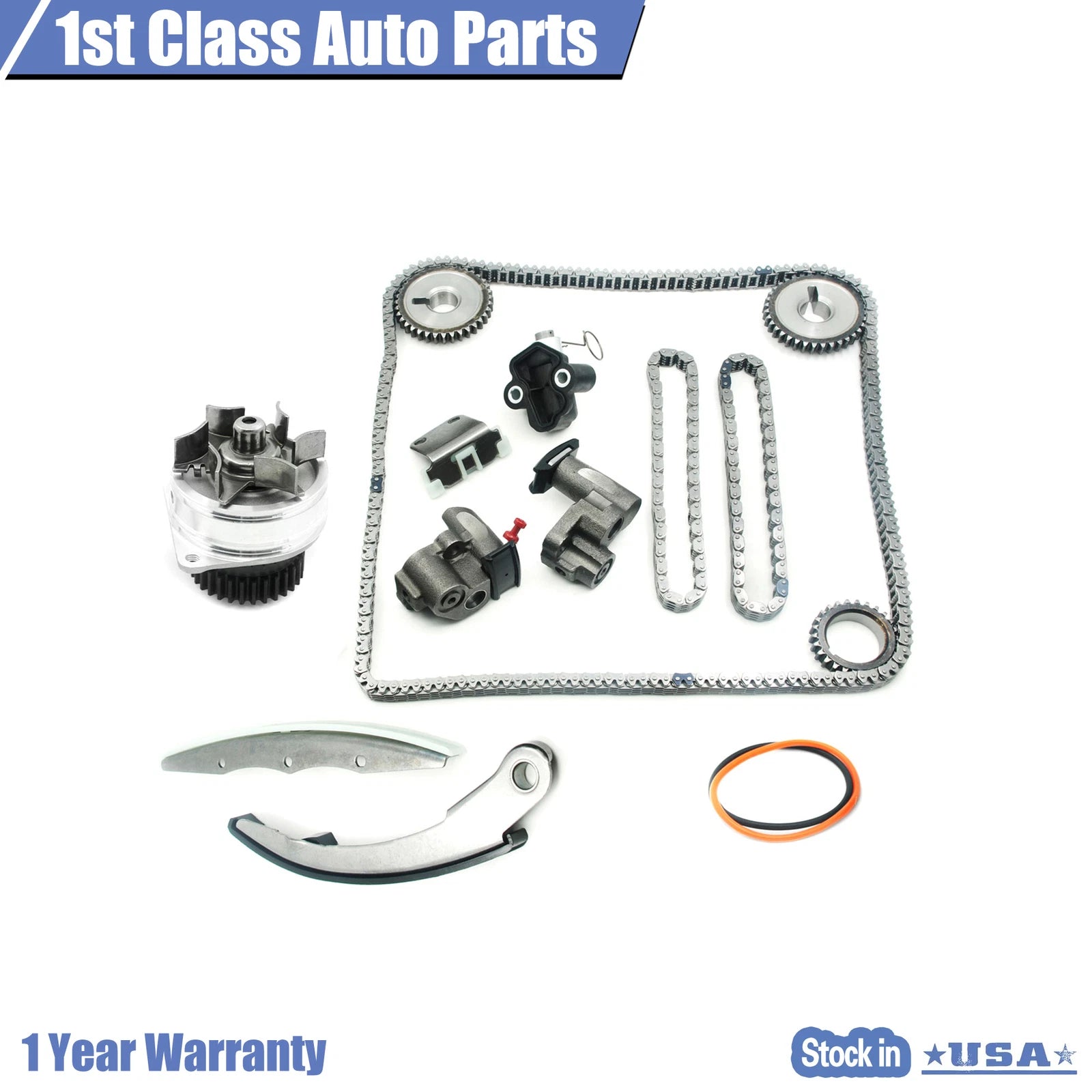 Water Pump & Timing Chain Kit for Nissan Altima Quest Maxima (2004–2009)