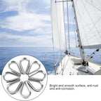 8pcs Heart Shaped Sleeve Rings for Ship Hoisting Wire Rope Cable Joints