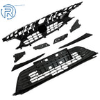 Mesh Grille & Headlight Eyelid for Honda Civic (2022-2023) Black