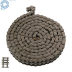 50-2R 5/8 Pitch Duplex Roller Chain for Various Applications (10FT, 2 Master Links)