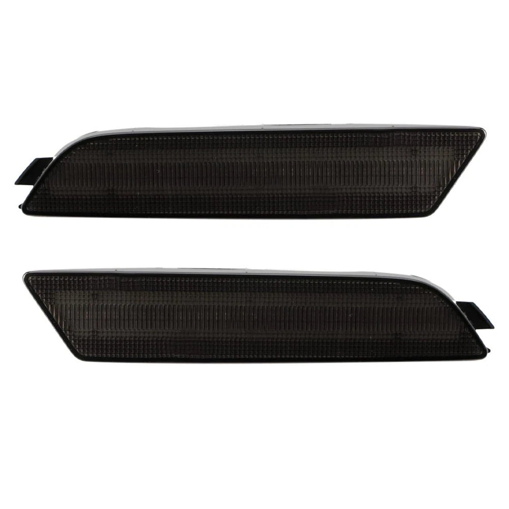 Pair LED Front Bumper Side Marker Lights for Audi Q3 (2015–2018) Amber Smoked