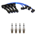 NGK 7mm Wire Set & Bosch Platinum Spark Plug Kit for Mazda Miata (1990–1997)