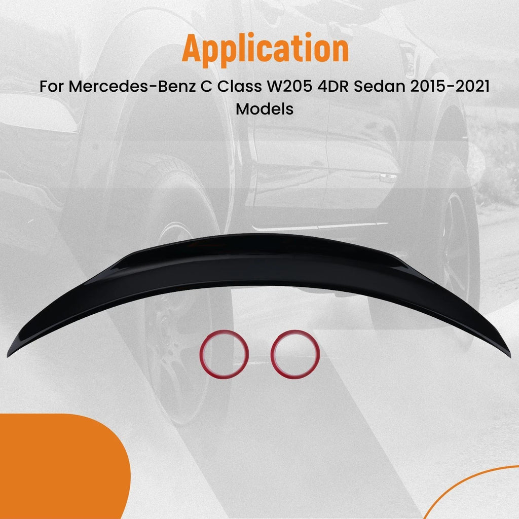 Trunk Spoiler for Mercedes Benz C Class W205 (2015–2021) AMG PSM Style