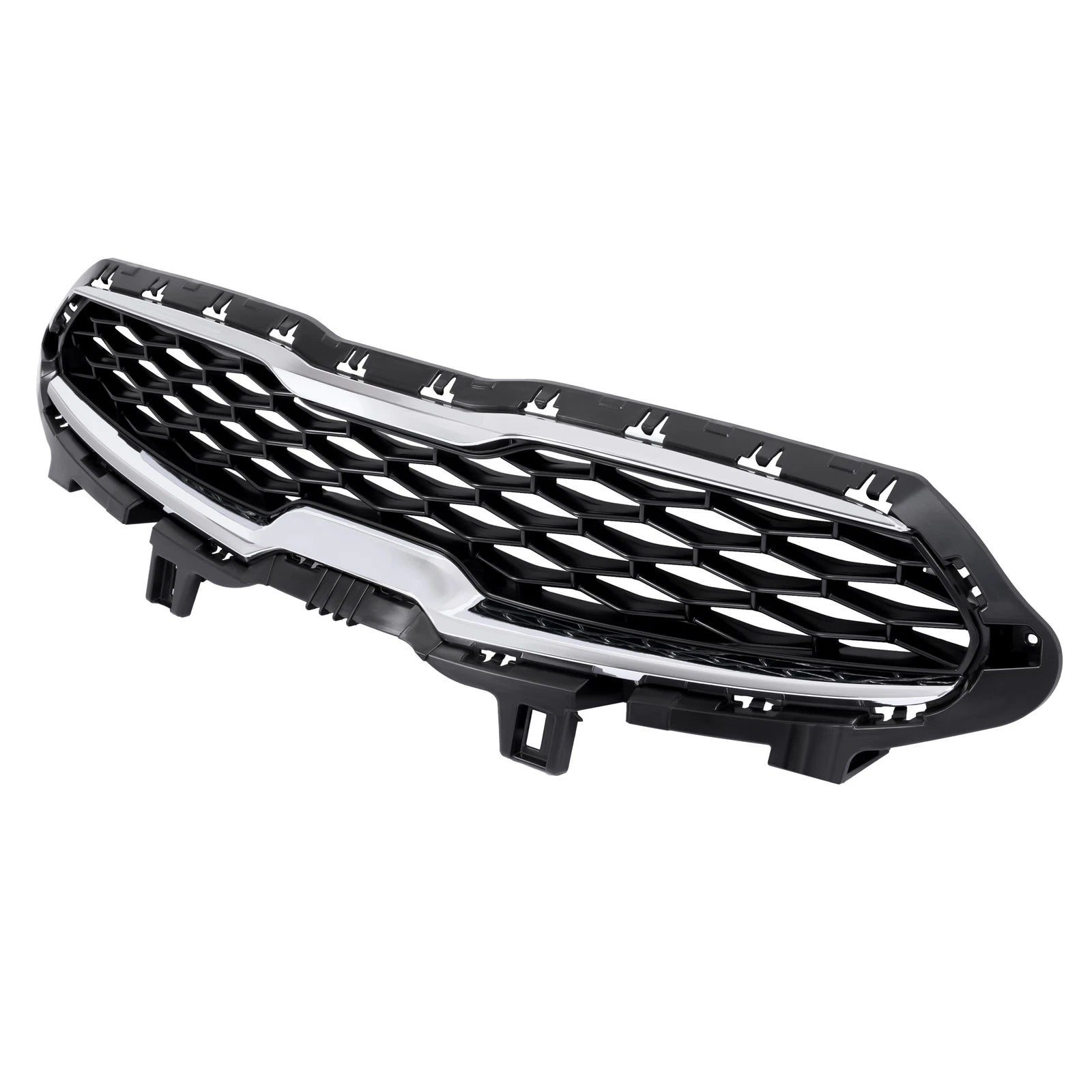 Front Upper Radiator Grille for Kia Forte (2019–2021) - Chrome Trim