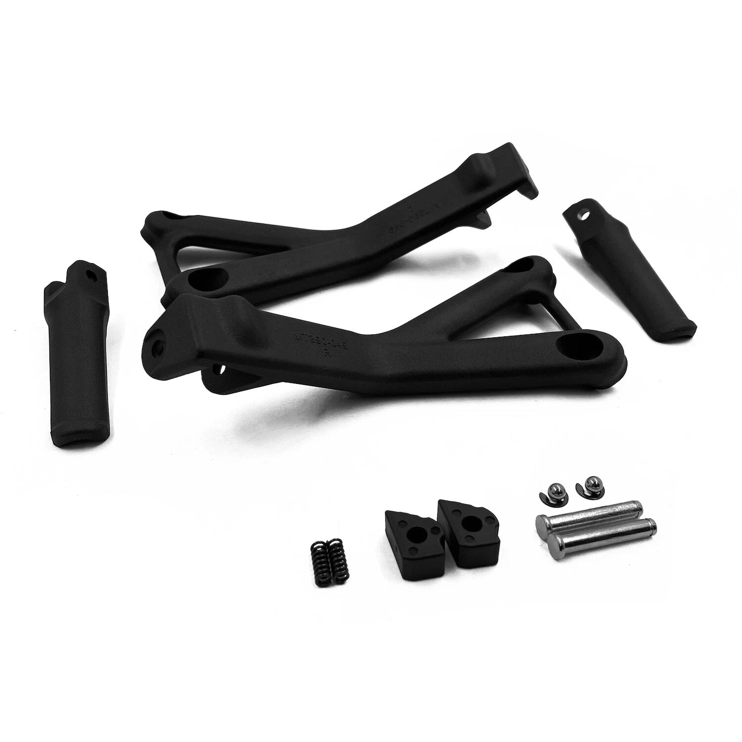 Black Rear Passenger Footpeg Bracket Pedal for Ducati Panigale V4/S (2018–2020)