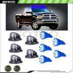 5pcs Smoke Cab Marker Light Set + LED for Chevrolet K10 Suburban (1974)
