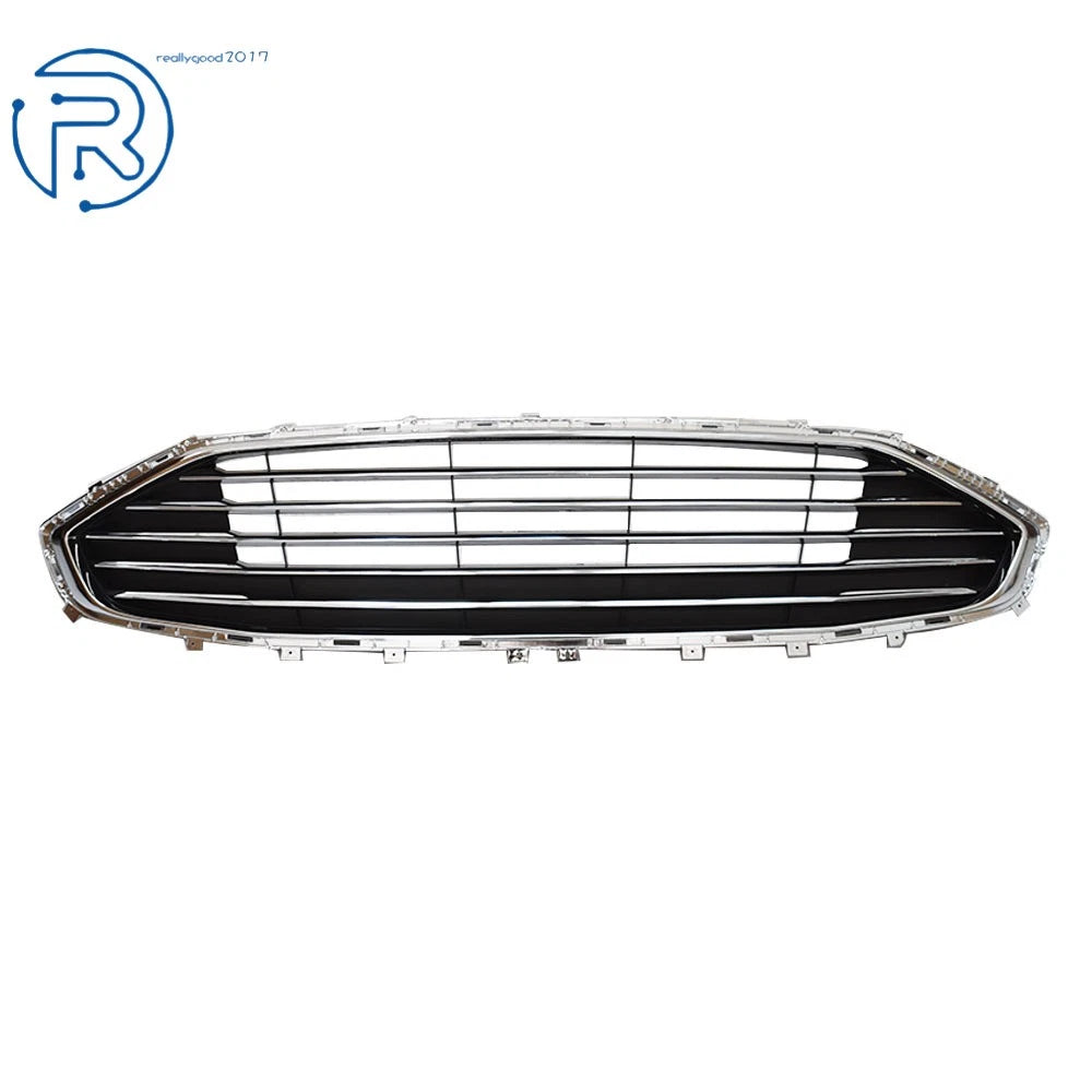 Front Upper Bumper Grille for Ford Mondeo (2019-2020) Chrome & Black