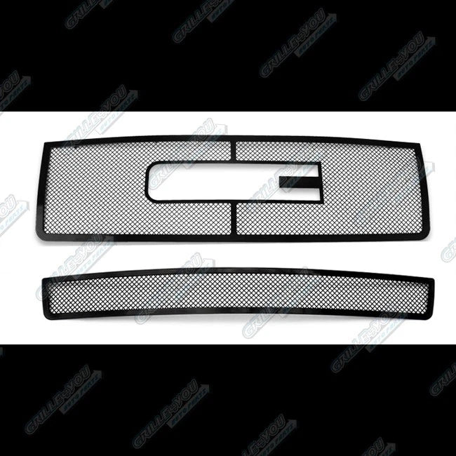 Stainless Black Mesh Grille Insert for GMC Sierra 1500 (2007-2012)
