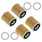 Set of 4 Oil Filters for BMW 328i 330i 335i 535i X3 X5 (2006–2017)