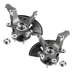 Front Steering Knuckle & Wheel Bearing Hub Assembly Pair for Ford Escape (2005–2012)