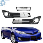 Front Bumper Lower Grille Fog Light Cover for Toyota Camry SE (2012–2014) LH+RH