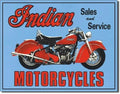 Vintage Replica Tin Metal Sign for Indian Motorcycles (127)