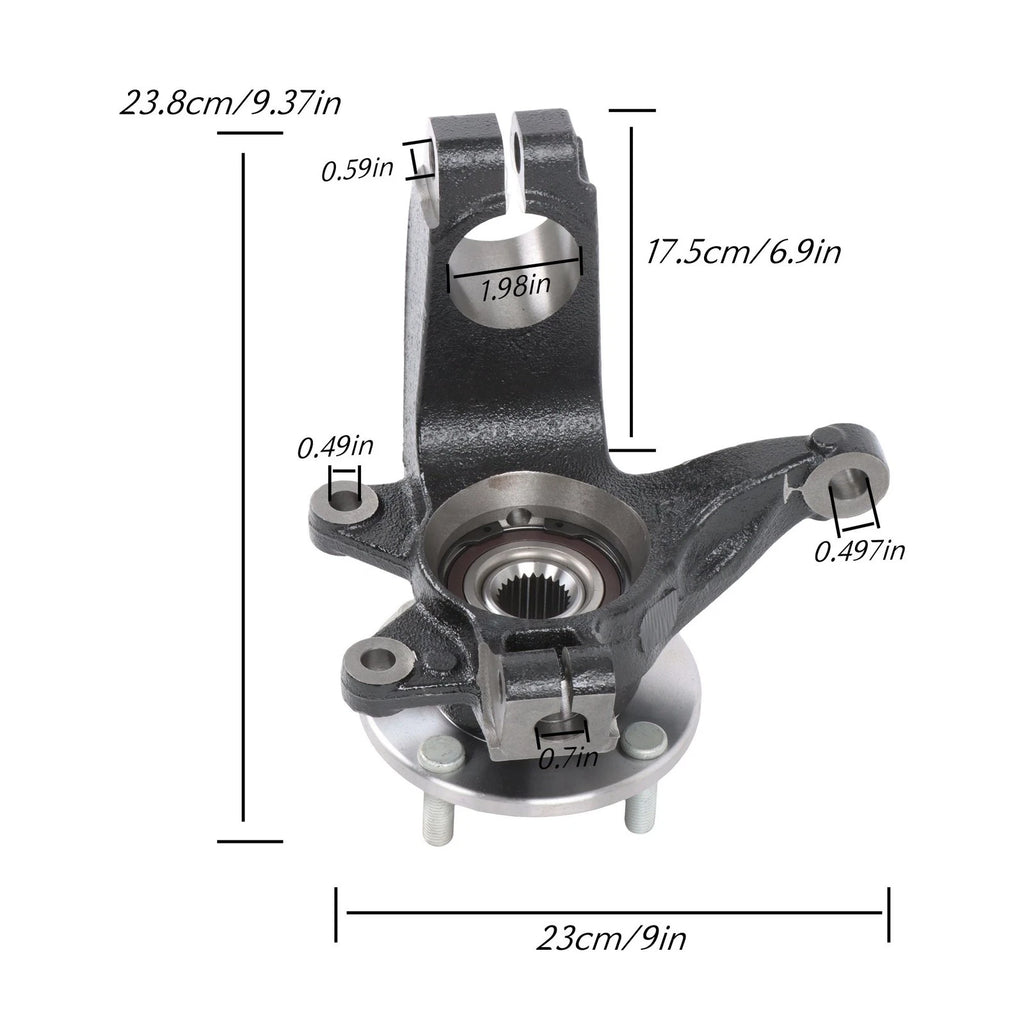 Loaded Steering Knuckle for Ford Focus (2006-2011)