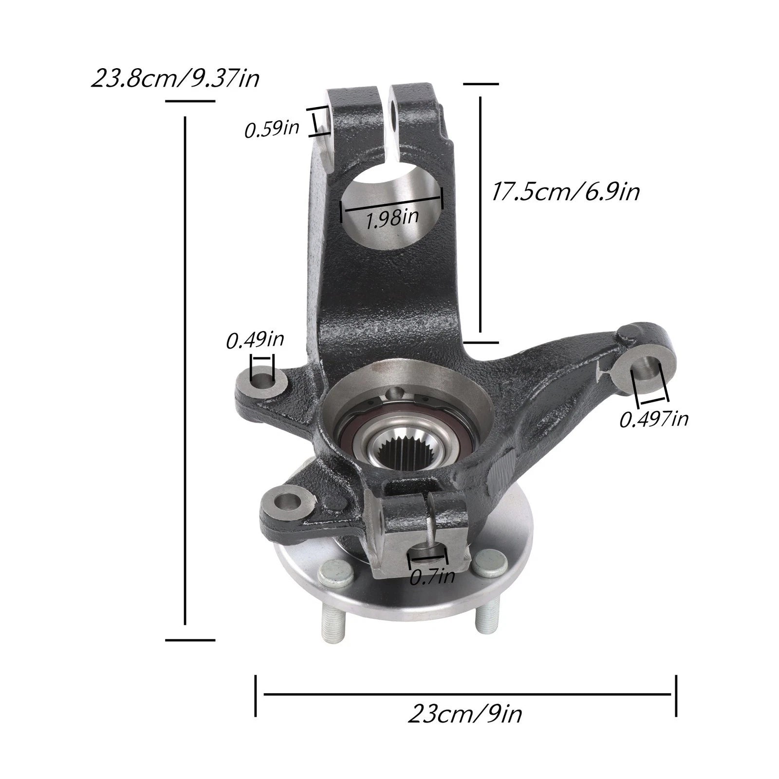 Loaded Steering Knuckle for Ford Focus (2006-2011)