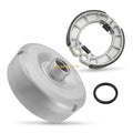 Rear Brake Drum Hub & Brake Shoes for Honda Rancher TRX420 (2007–2013)