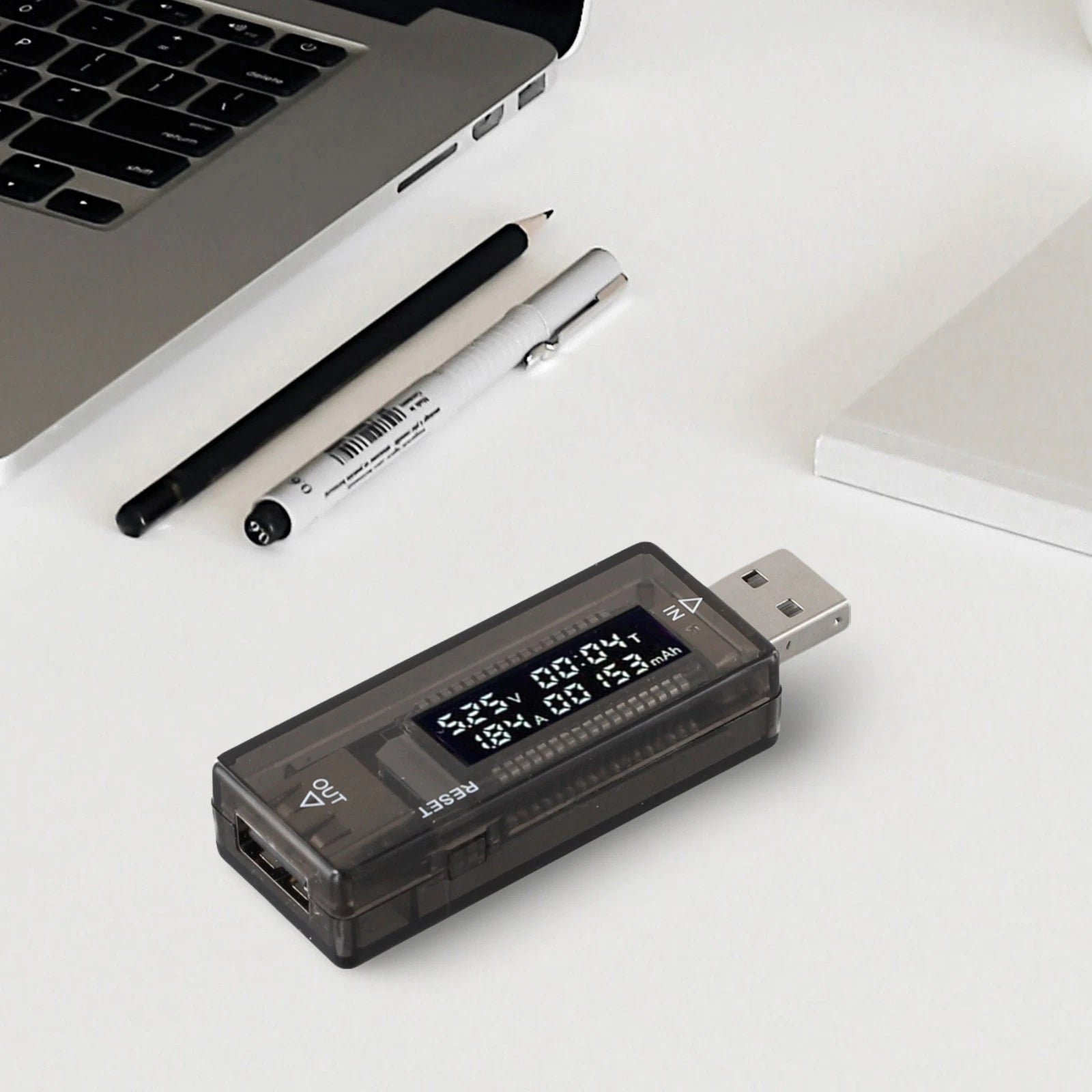 USB Current Meter with LCD Display for Universal Use