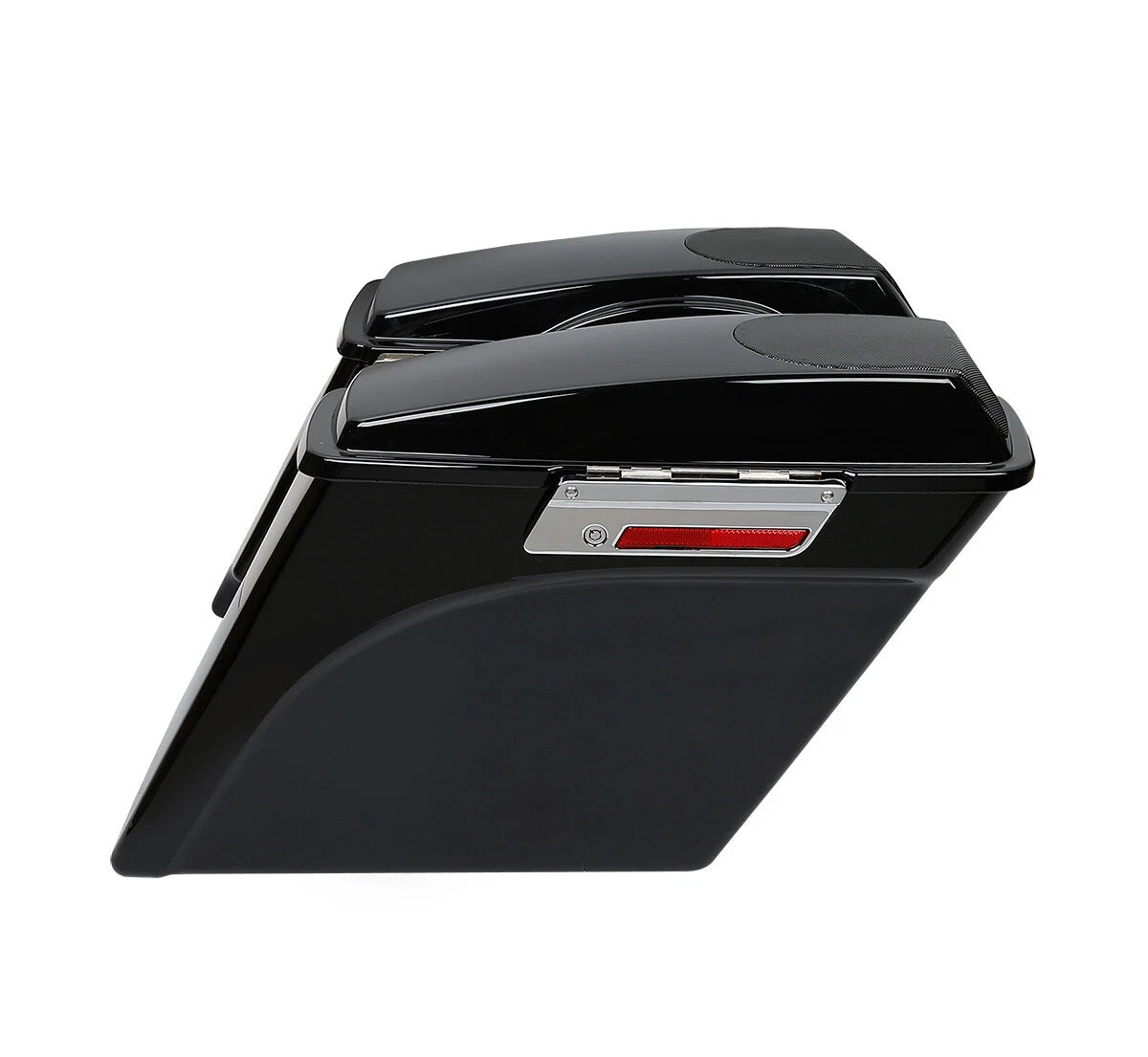 Stretched Saddlebags Speaker Lids Bracket for Harley Softail FLST (1984–2017)