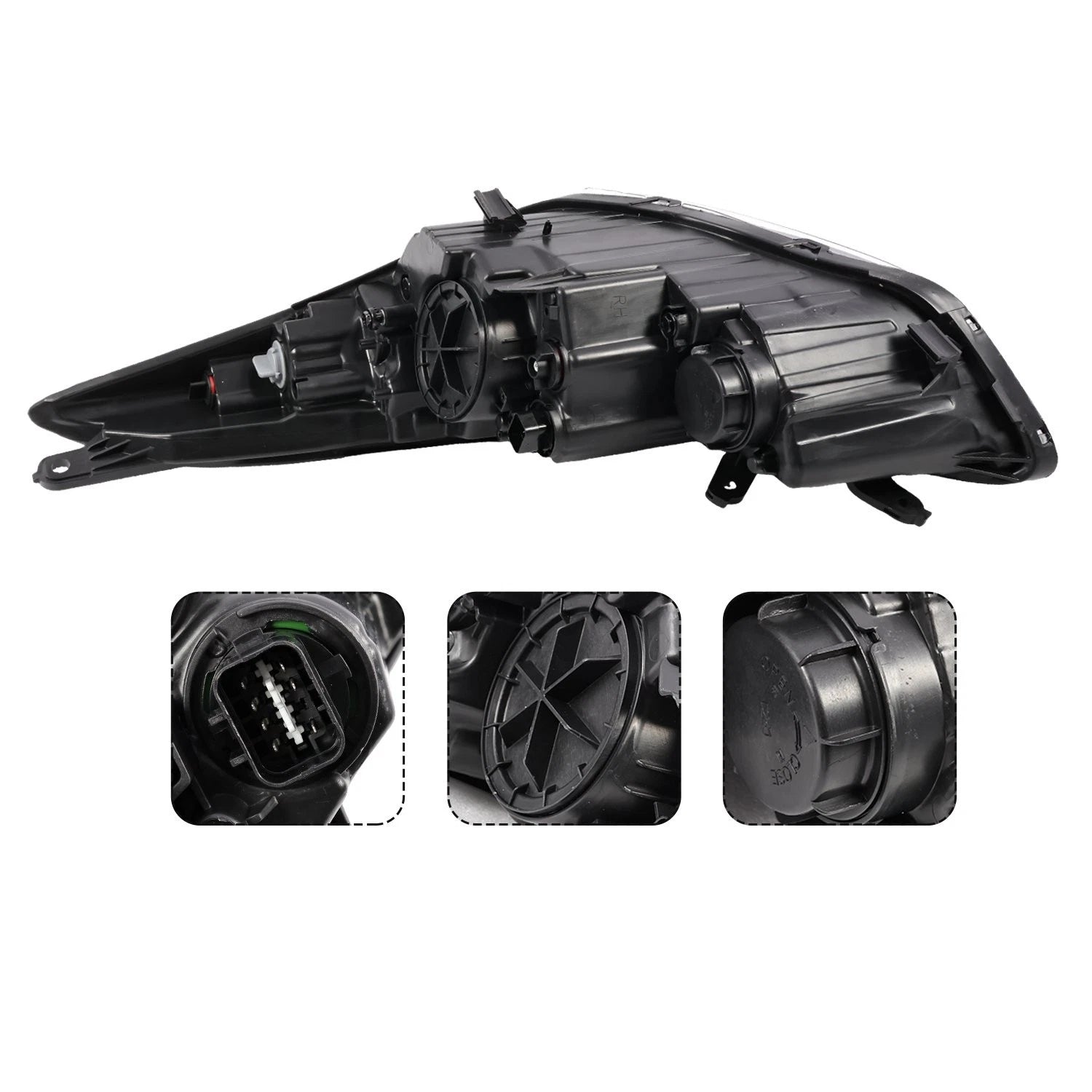Headlight Assembly Set of 2 for Hyundai Elantra (2014–2016)
