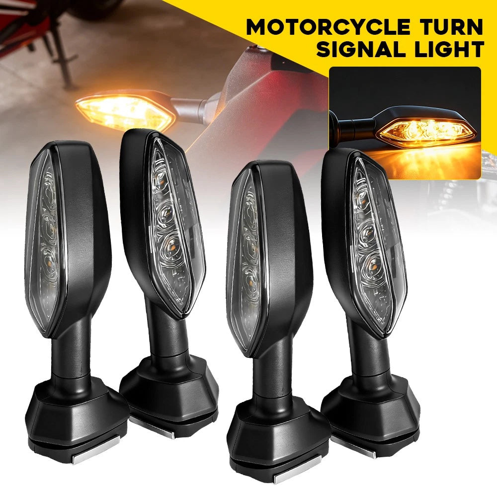 Set of 4 LED Turn Signal Indicators for Kawasaki Versys-X 300 (2017–2025) & Versys 1100 (2023–2025)