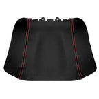 Leather Console Lid Jump Seat Cover for Ford F150 (2004–2008) Red Stitch