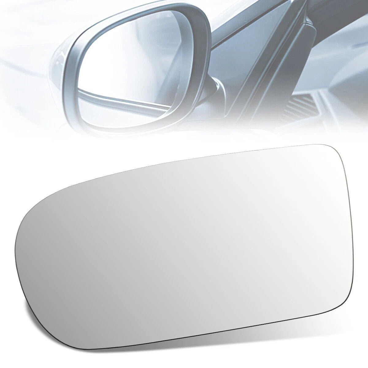 OE Side Door Mirror Glass for Mazda Protege (1995–1998) Left Flat Lens
