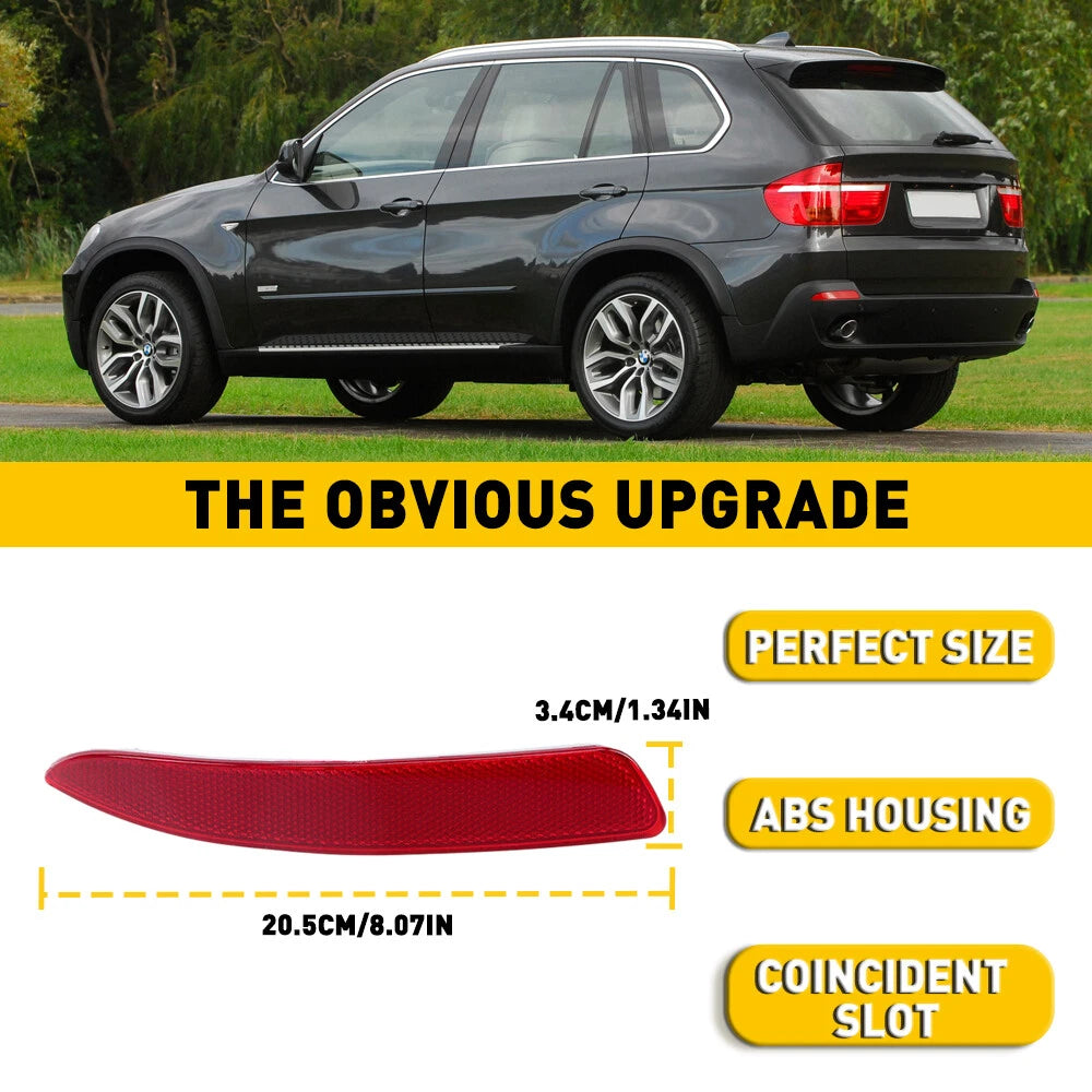 Rear Bumper Reflector Lamp Tail Light LH for BMW X5 E70 (2007–2013)