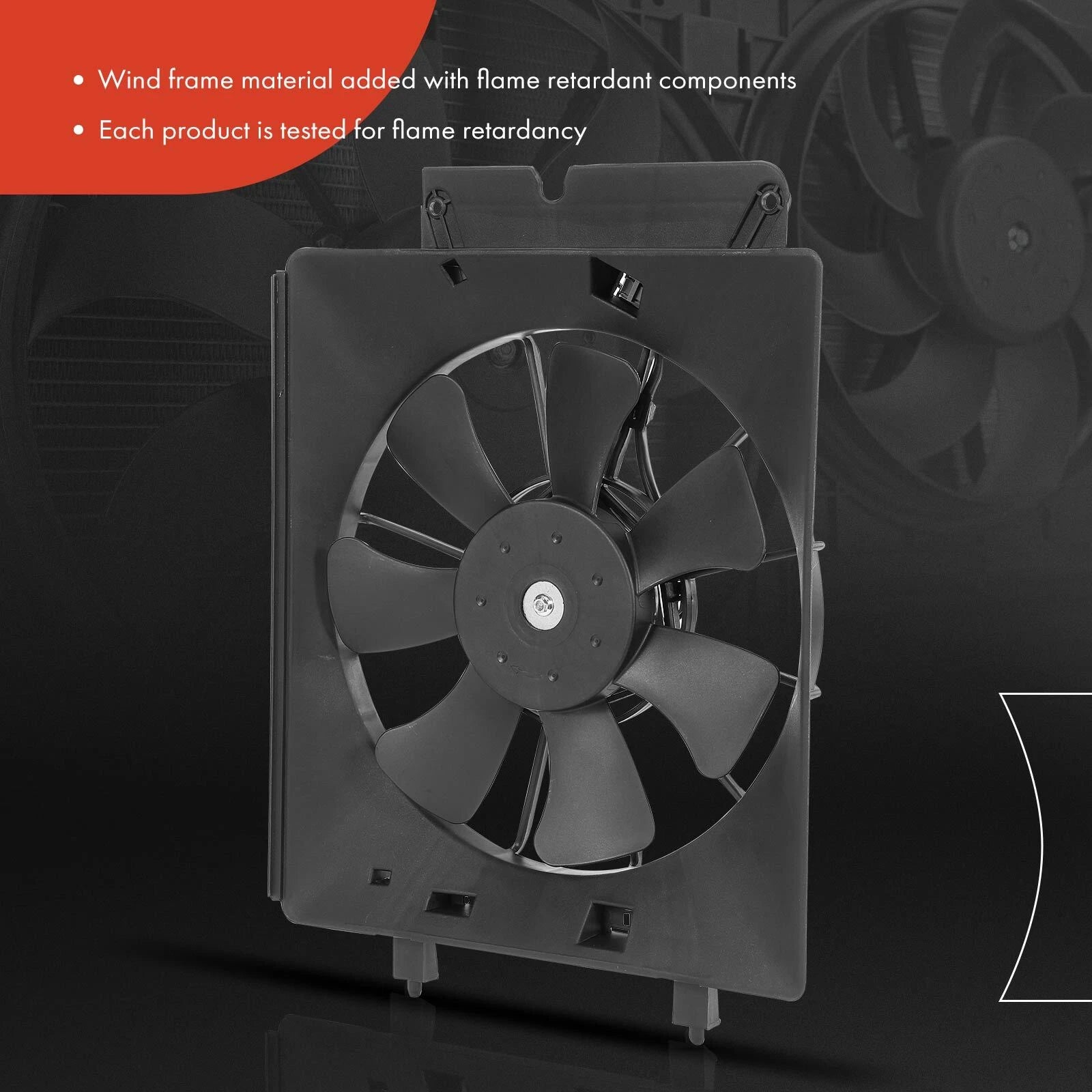 Cooling Fan Assembly with Shroud for Honda CR-V (2002–2006)