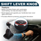 6 Speed Gear Shift Knob with Boot for Audi A3 S3 8P (2003–2013)