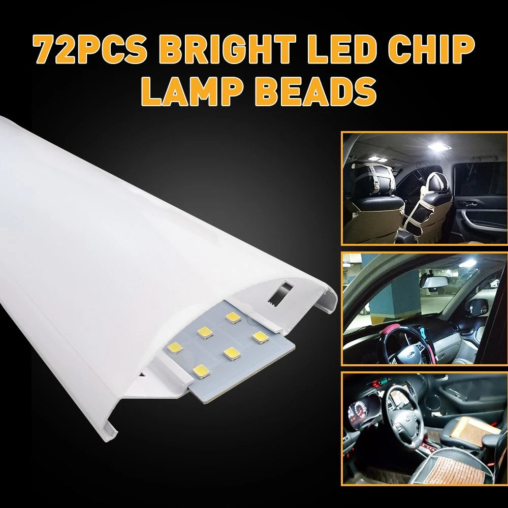 LED Ceiling Dome Light for RV Truck Boat Trailer (12-80V)
