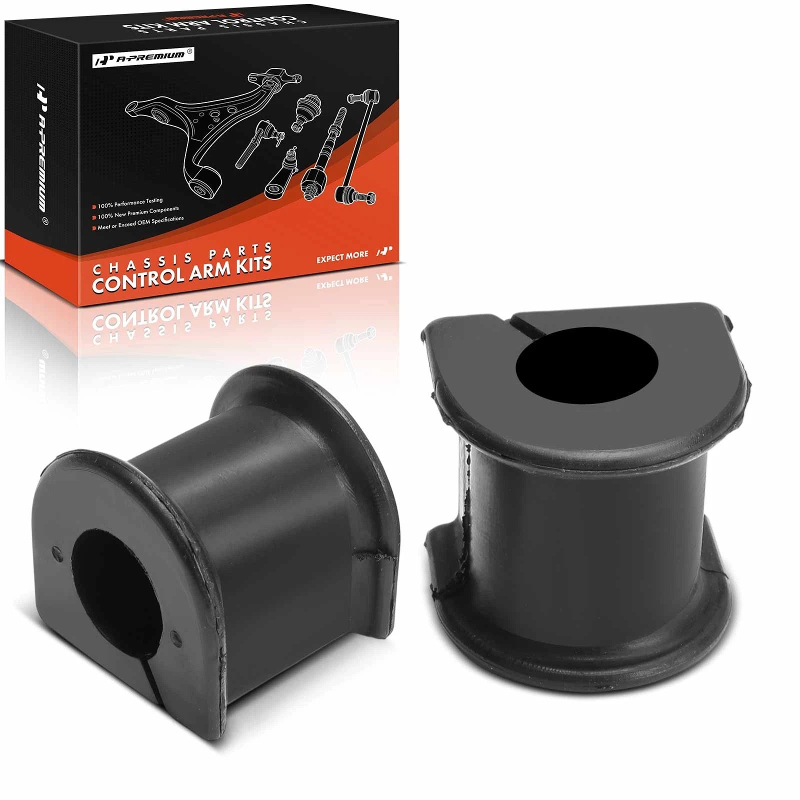 Rear Sway Bar Bushing for Toyota Corolla 1984-1987, 4Runner/Lexus (2-Pack)