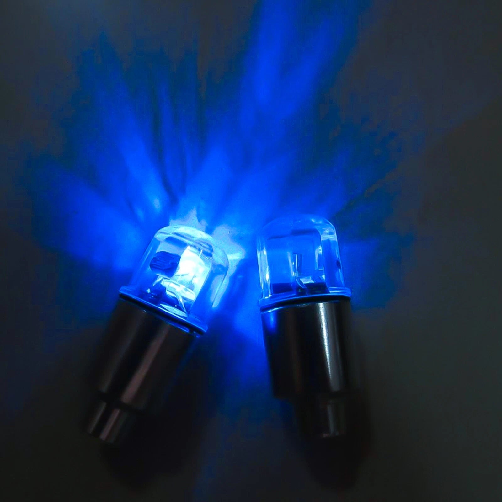 4pcs Blue LED Tyre Valve Caps for Universal Car Truck (2010-2025)