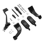 Black Mid-Controls Shifter Lever Pegs for Harley Sportster XL (2014-2022)