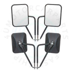 2X Side Mirrors for Jeep Wrangler JK JKU CJ YJ (1997–2017)