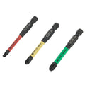 3pcs Magnetic Slotted Cross Screwdriver Bit FPZ1-3 for Electricians