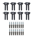 Set of 8 Ignition Coils & 16 Iridium Spark Plugs for 5.7L 6.4L V8