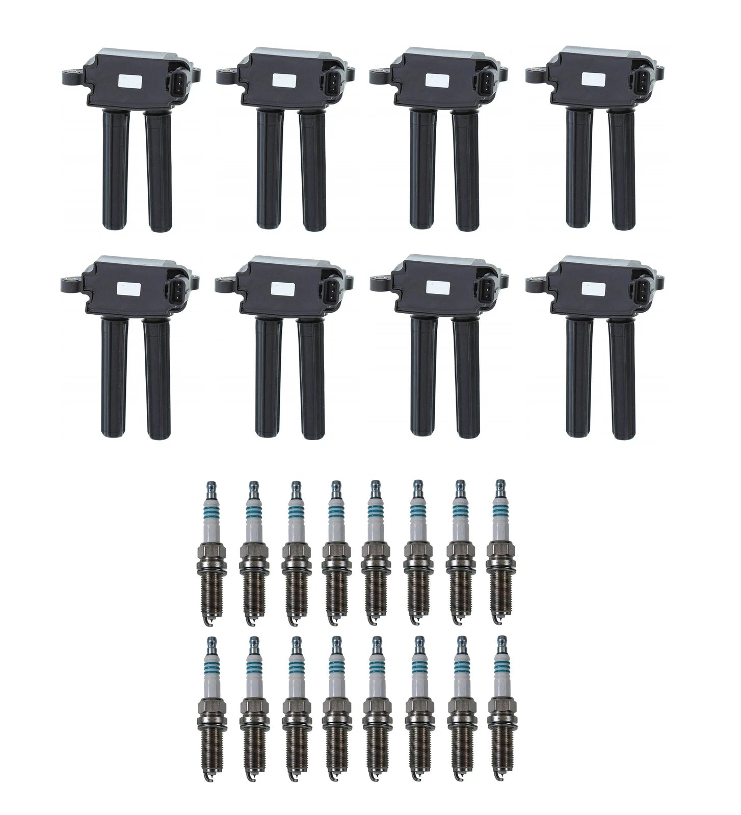 Set of 8 Ignition Coils & 16 Iridium Spark Plugs for 5.7L 6.4L V8