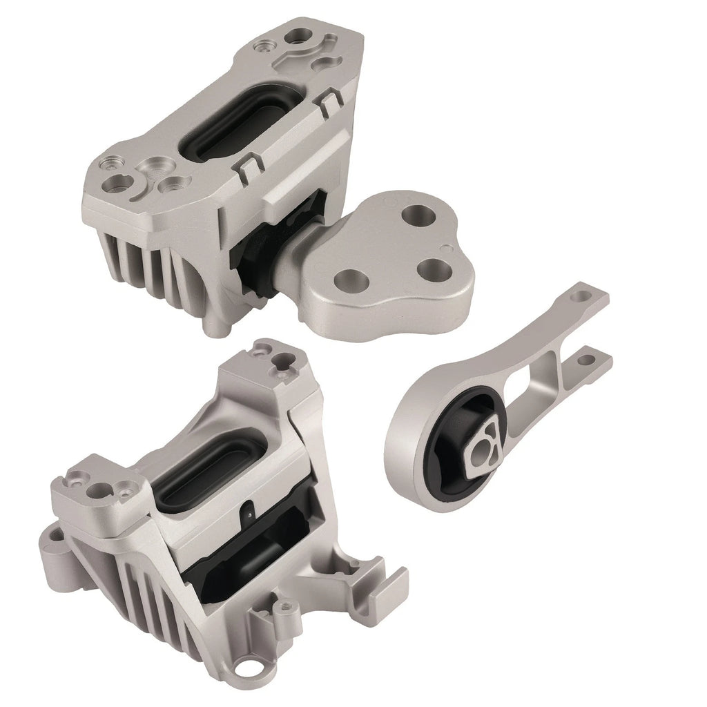 3Pcs Engine Motor Trans Mounts Set for Chrysler 200, Cherokee (2014–2017)