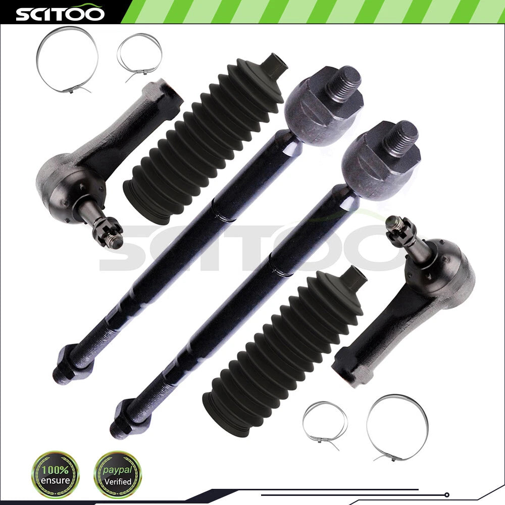8Pcs Steering Kit Sway Bar End Links Tie Rods for Honda CR-V (2007–2011)