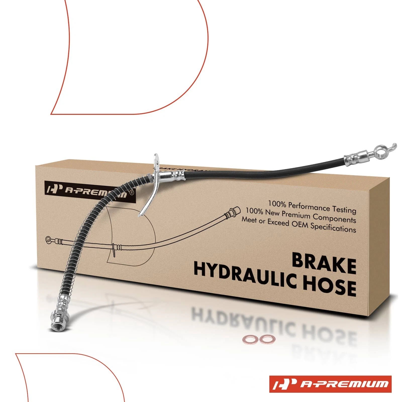 Front Right Brake Hydraulic Hose for Hyundai Elantra (2010–2012)