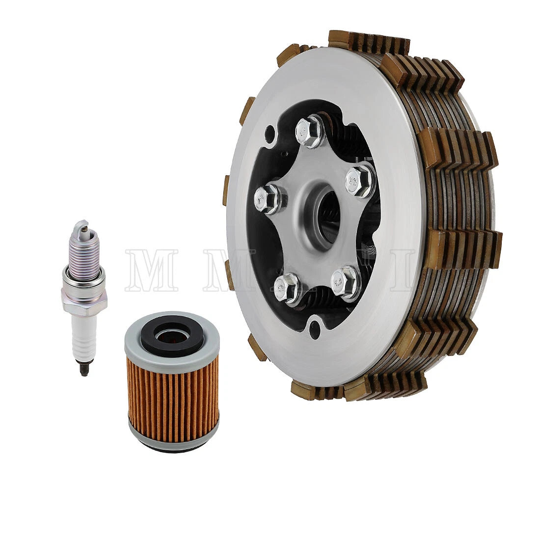 Heavy Duty Clutch Assembly Kit w/Gasket for Yamaha YFM350 Warrior 350 (1987–2004)