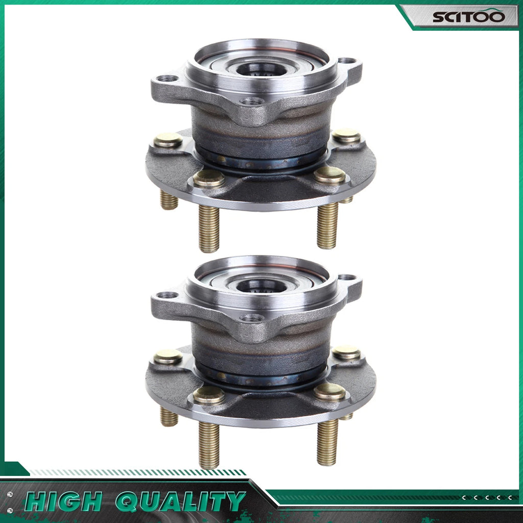 Set of 2 Rear Wheel Bearing Hubs for Mitsubishi Endeavor (2004–2011)