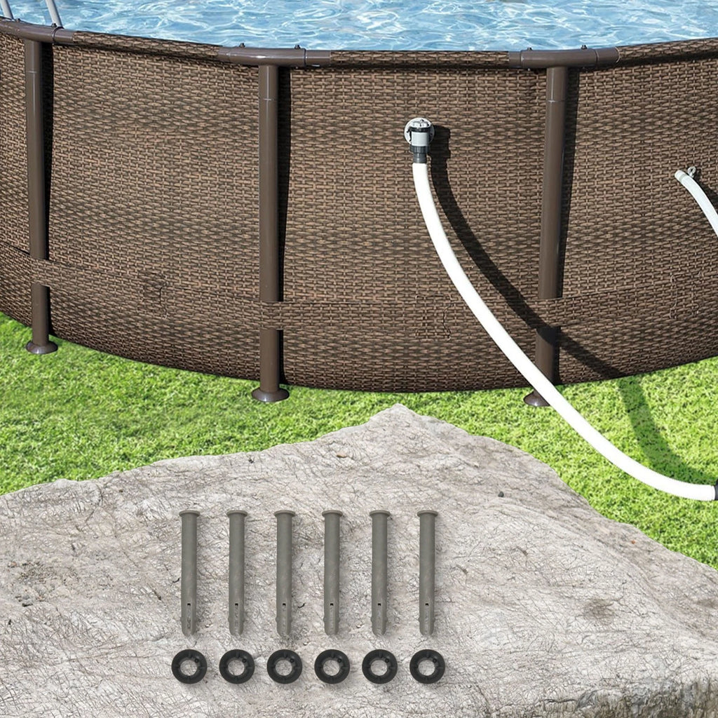 Replacement Pins and Washers for Power Steel Pool Maintenance Kit (80mm)