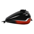 6gal Fuel Gas Tank for Harley Touring (2015–2023) Sunset Orange/Black Fade