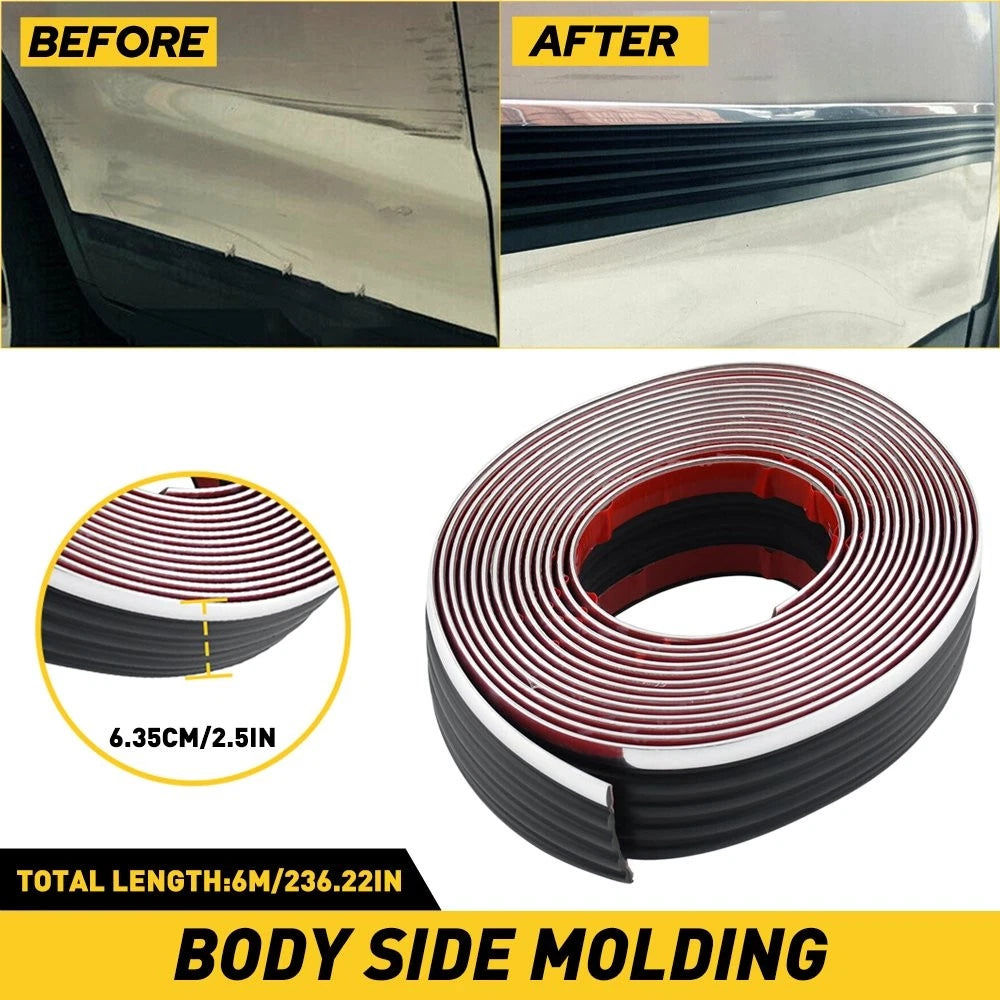 6M Molding Side Belt Body Protector for Chevy GMC SUV Truck