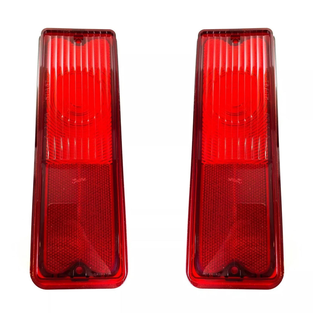 Tail Light Lamp Lens Pair Replacement for 1967-1972 Chevy Suburban