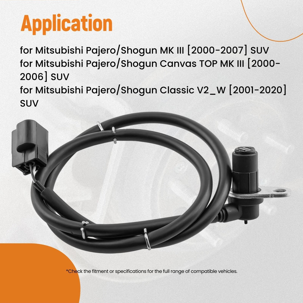 ABS Speed Sensor Front Left for Mitsubishi Pajero Classic (2001–2020) MR569411