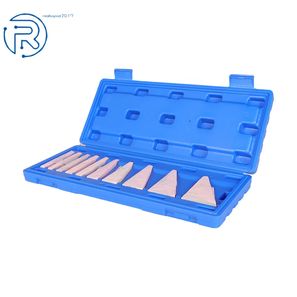 Set of 10 Precision Angle Gauge Blocks for Automotive Applications