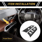Set of 1 Carbon Fiber Front Door Window Switch Panel for Toyota Tundra (2014–2021)